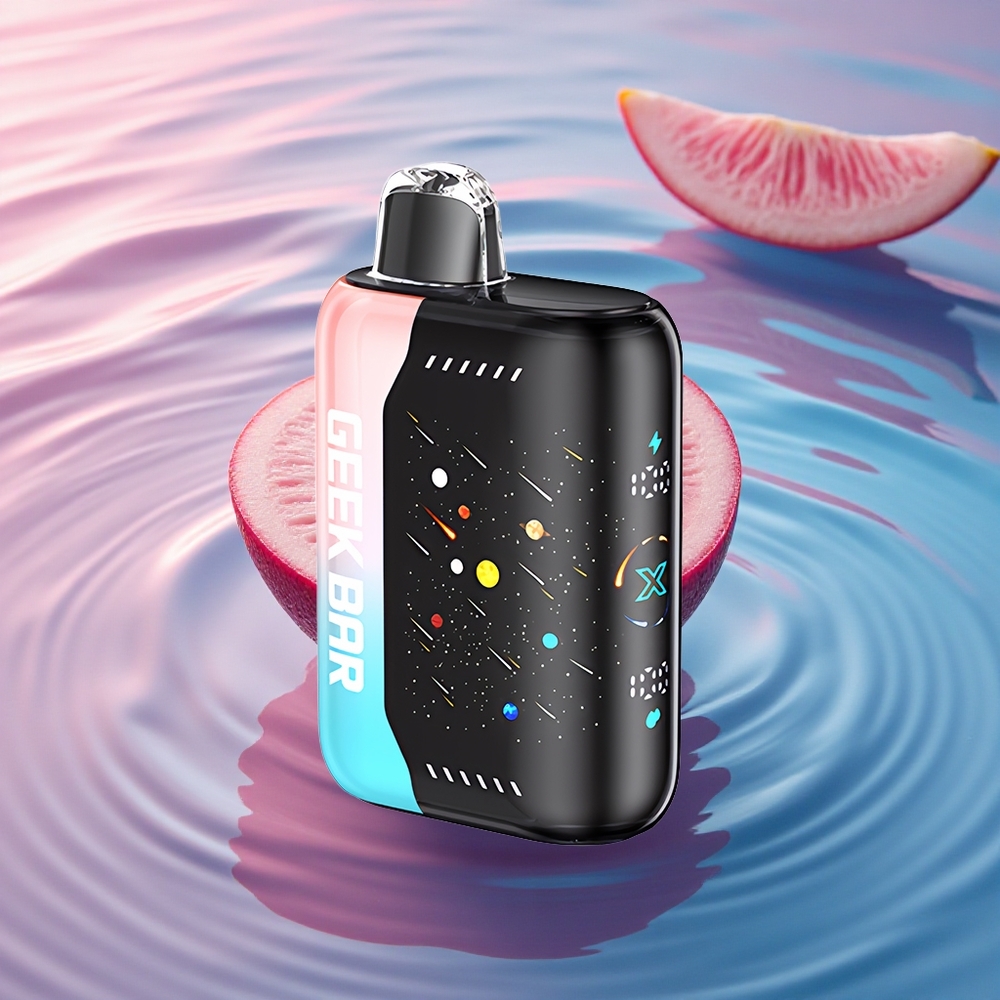 GEEK BAR Pulse X 42K Puffs Meteor Edition Pink & Blue Dual Mesh Fast-Charging
