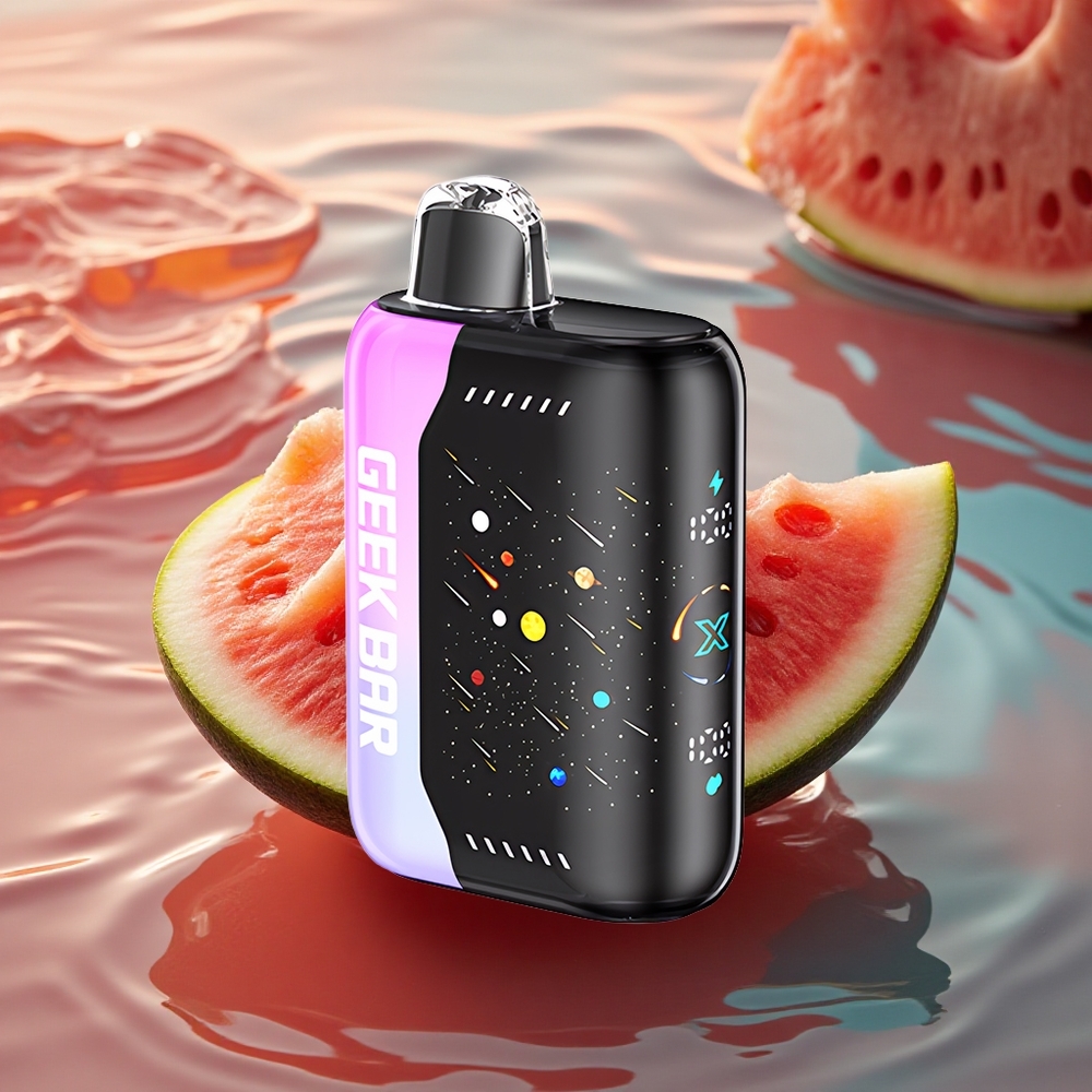 GEEK BAR Pulse X 42K Puffs Meteor Edition Strawberry Watermelon Dual Mesh Fast-Charging