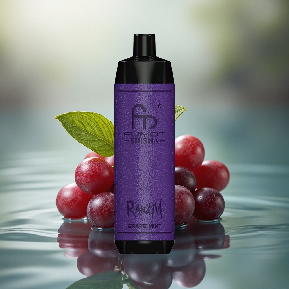 RandM Fumot Shisha 10000 Puffs Grape Mint Mesh Type-C 0.5%