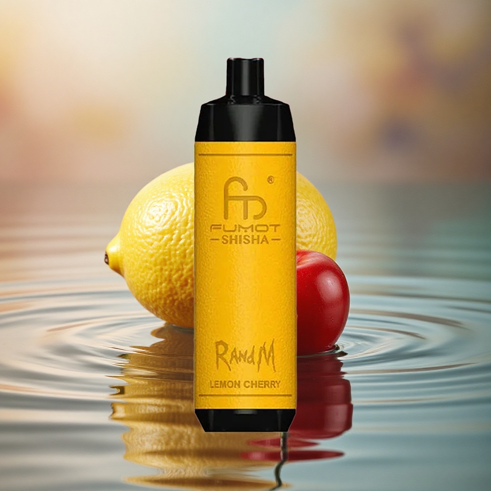RandM Fumot Shisha 10000 Puffs Lemon Cherry Mesh 18ml Type-C