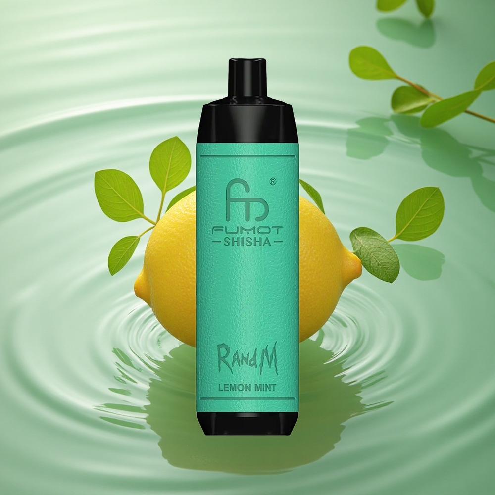 RandM Fumot Shisha 10000 Puffs Lemon Mint 18ml 850mAh Type-C