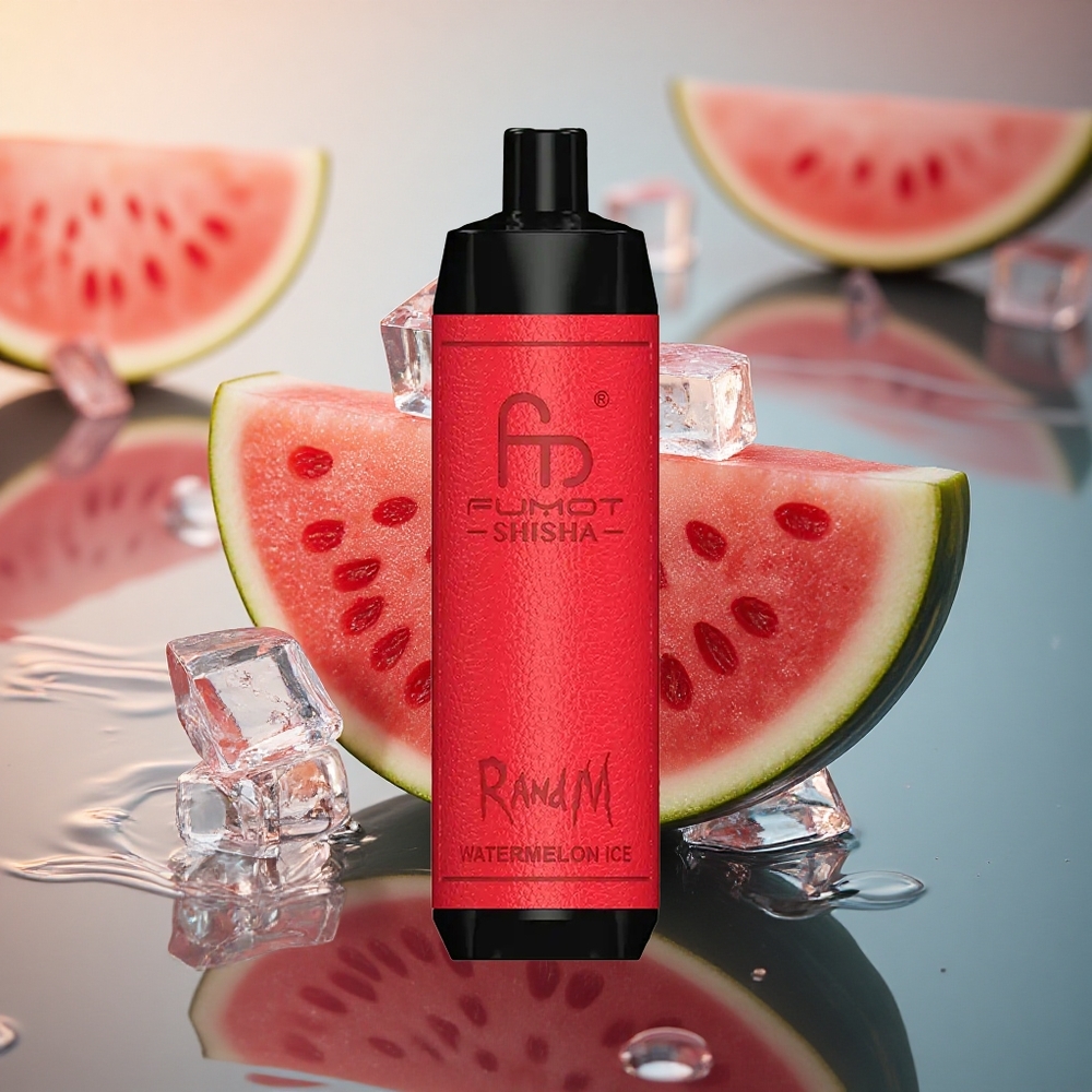 RandM Fumot Shisha 10000 Puffs Watermelon Ice Mesh Coil