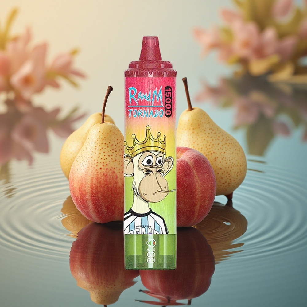 RandM Fumot Tornado 15000 Puffs Apple Peach Pear Mesh 25ml 850mAh