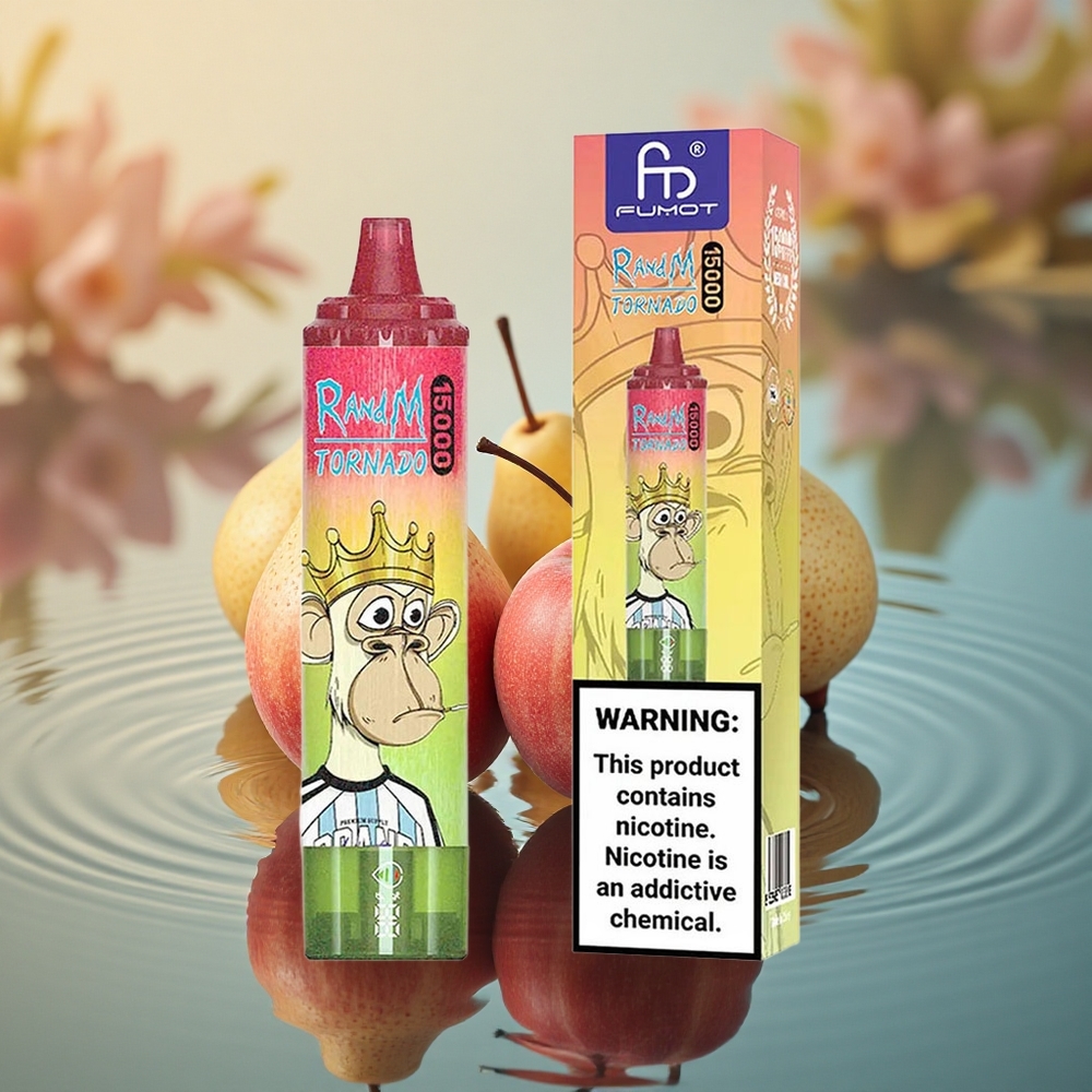 RandM Fumot Tornado 15000 Puffs Apple Peach Pear Mesh 25ml 850mAh