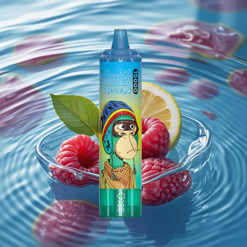 RandM Fumot Tornado 15000 Puffs Blue Razz Lemonade 25ml Mesh