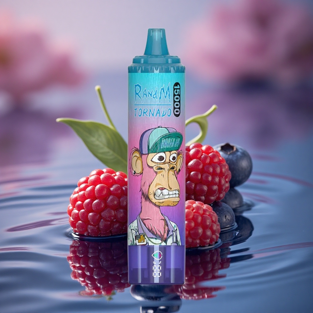 RandM Fumot Tornado 15000 Puffs Blueberry Raspberry Mesh 25ml LCD