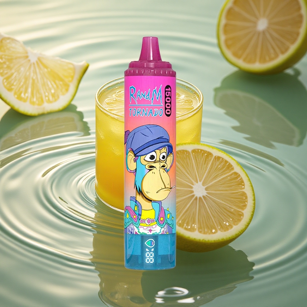 RandM Fumot Tornado 15000 Puffs Lemonade Mesh 25ml Type-C LCD