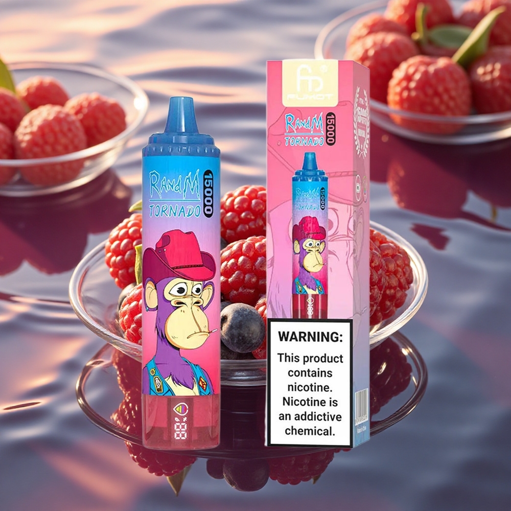 RandM Fumot Tornado 15000 Puffs Mixed Berry 25ml Mesh LCD