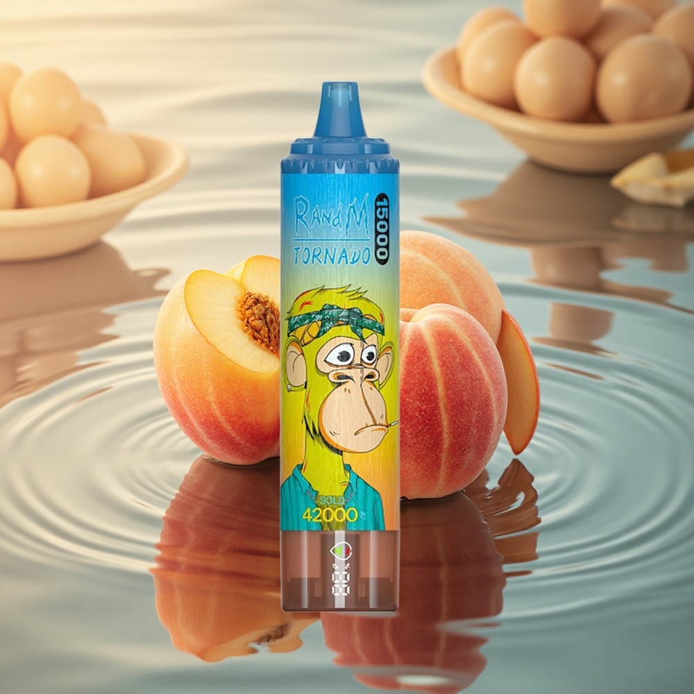 RandM Fumot Tornado 15000 Puffs Peach Mango Mesh 25ml Type-C