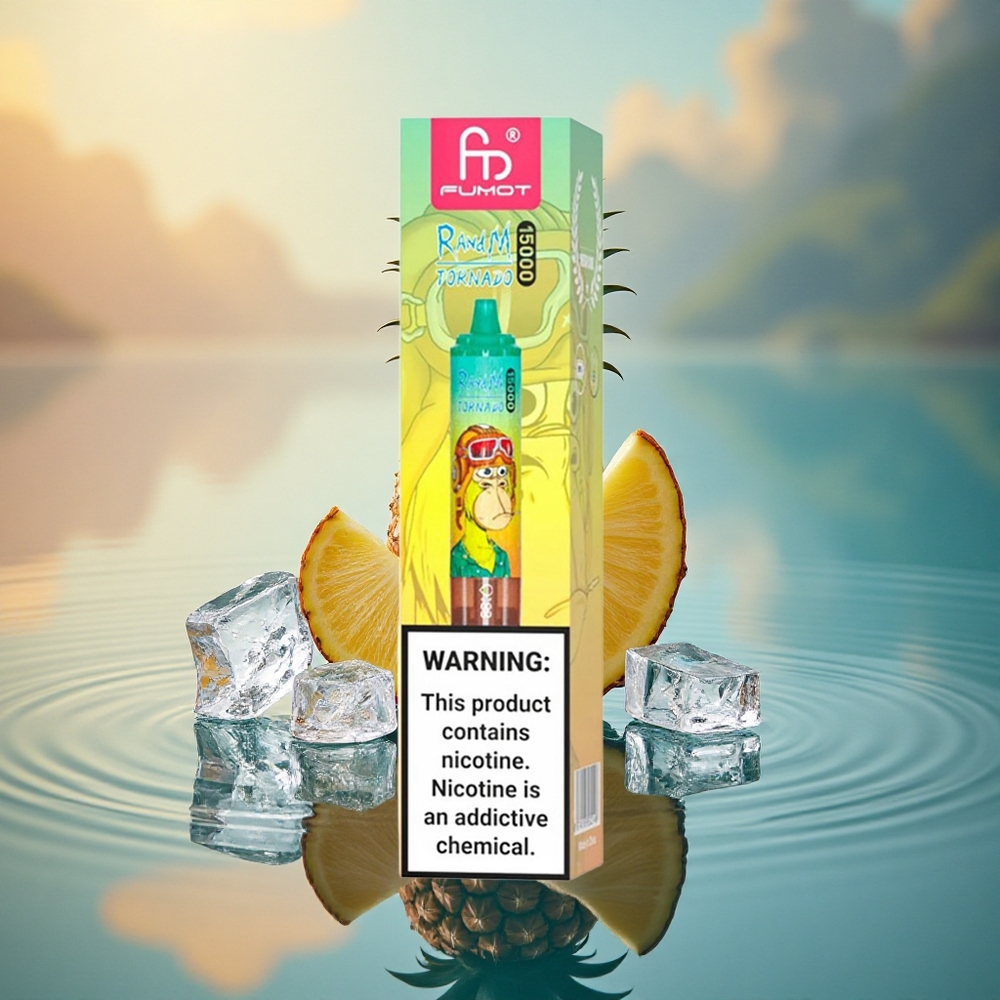 RandM Fumot Tornado 15000 Puffs Pineapple Ice Mesh 25ml 850mAh
