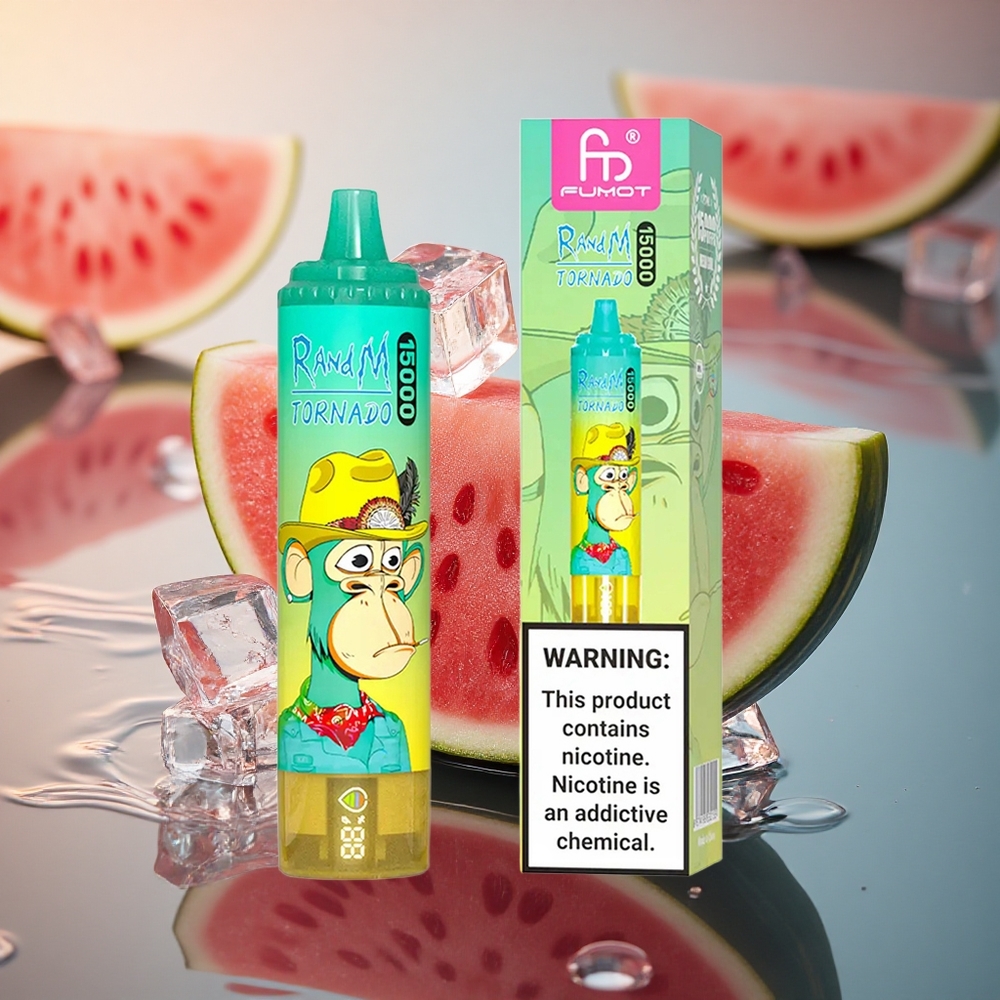 RandM Fumot Tornado 15000 Puffs Watermelon Ice Mesh 25ml