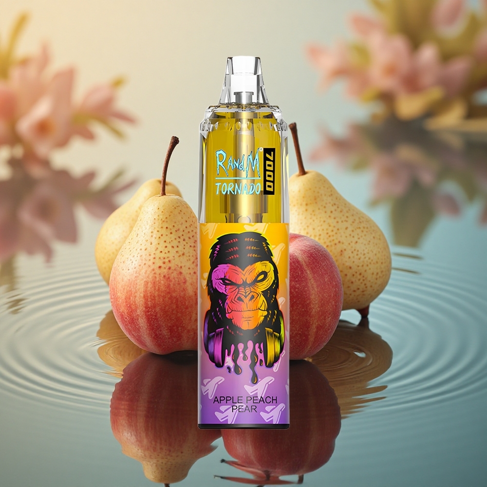 RandM Fumot Tornado 7000 Puffs Apple Peach Pear Mesh 14ML Type-C