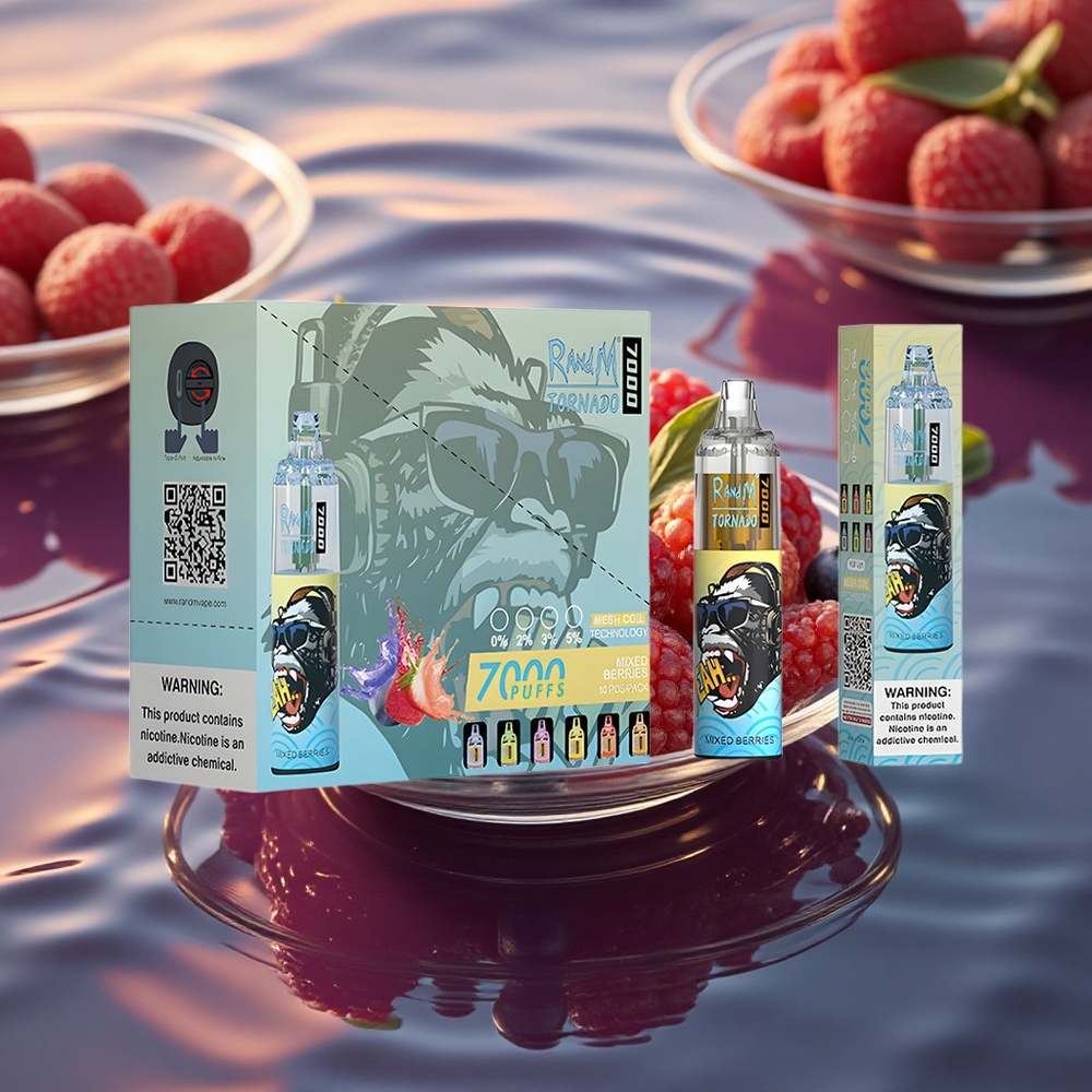 RandM Fumot Tornado 7000 Puffs Mixed Berries Mesh Coil 14ML Type-C