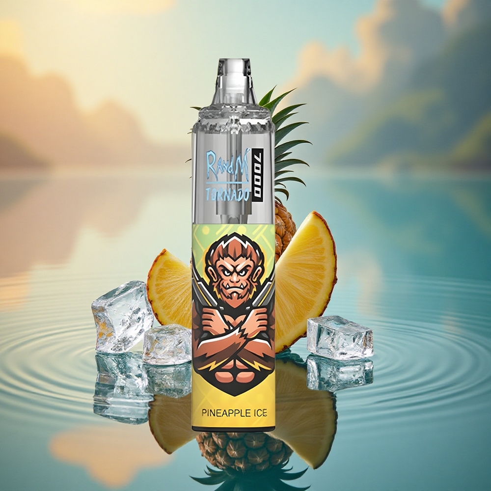 RandM Fumot Tornado 7000 Puffs Pineapple Ice Mesh 850
