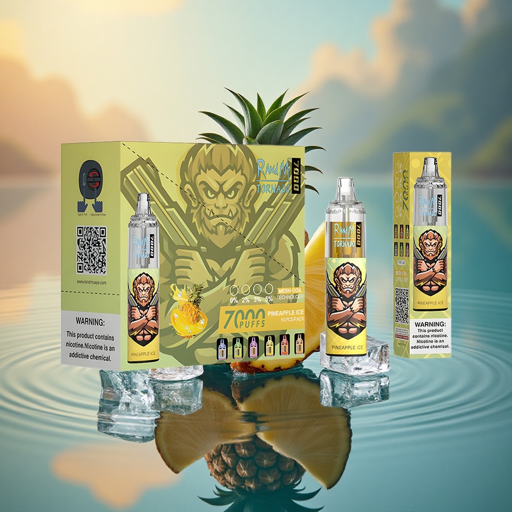 RandM Fumot Tornado 7000 Puffs Pineapple Ice Mesh 850
