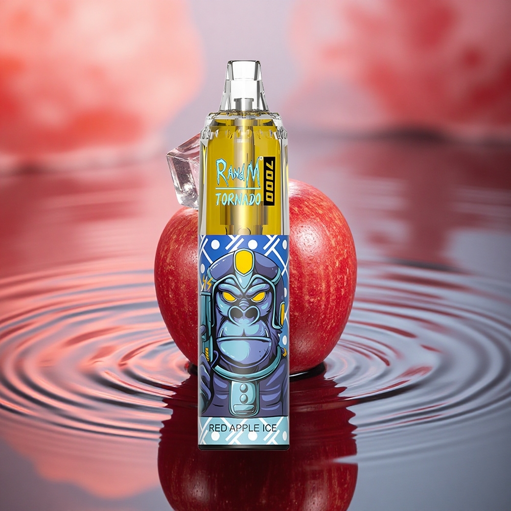 RandM Fumot Tornado 7000 Puffs Red Apple Ice Mesh 14ML Type-C