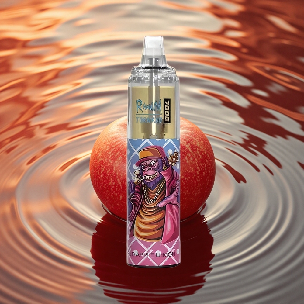 RandM Fumot Tornado 7000 Puffs Red Apple Lemon Mesh Coil Type-C