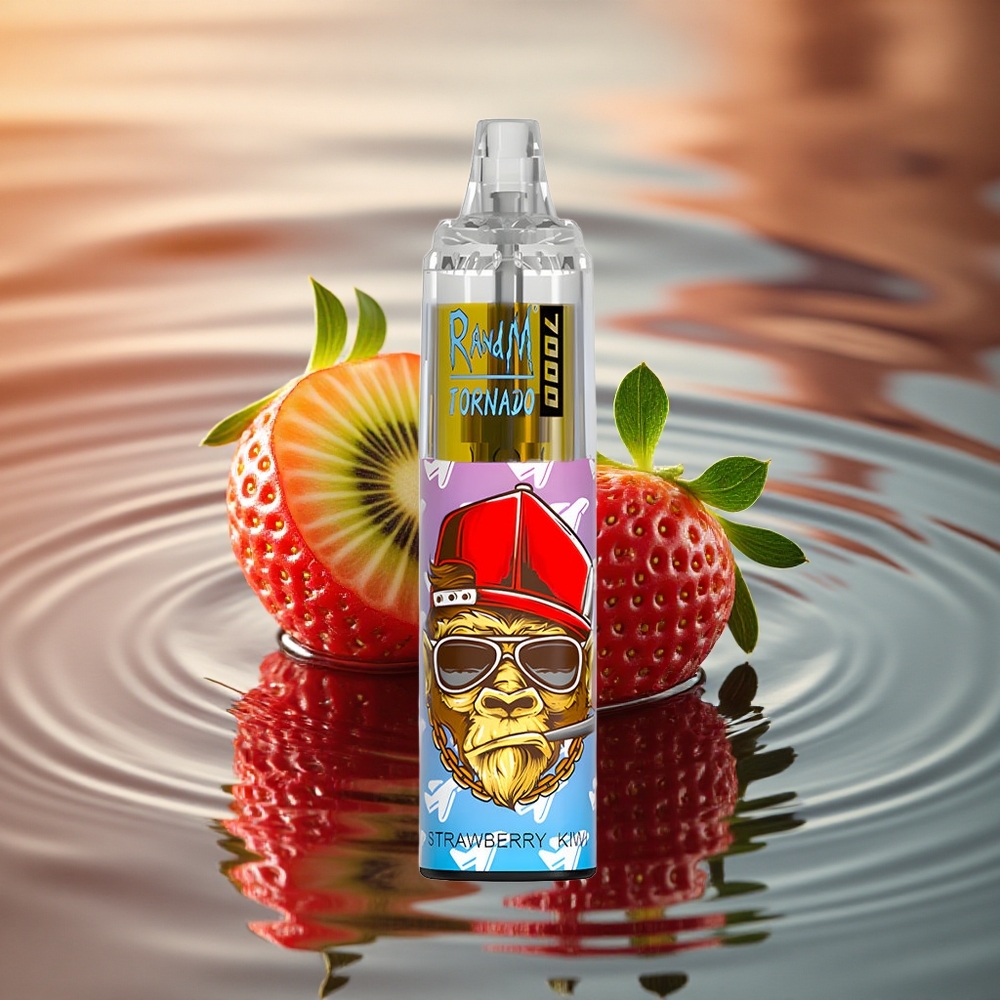 RandM Fumot Tornado 7000 Puffs Strawberry Kiwi Mesh Light