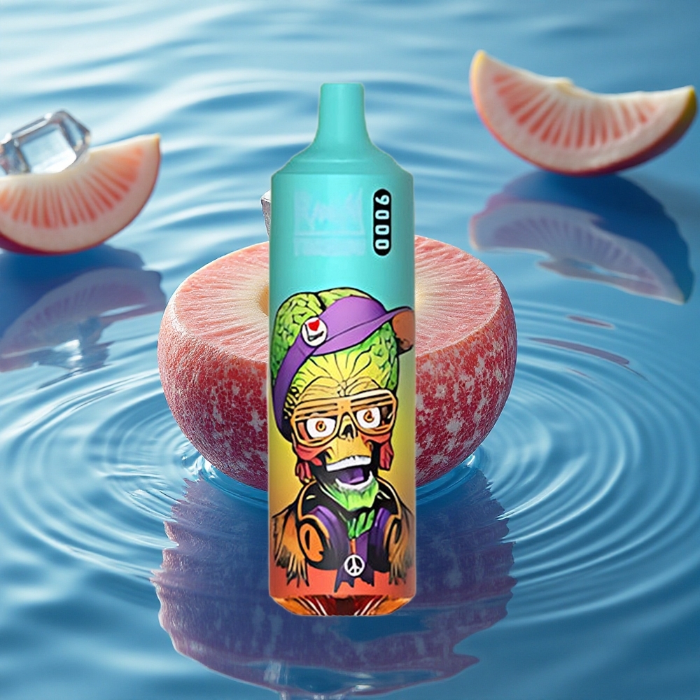 RandM Fumot Tornado 9000 Puffs Bluelicious Ice 9000 Mesh RGB
