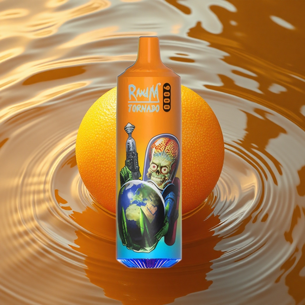 RandM Fumot Tornado 9000 Puffs Orange Soda Mesh RGB 9000