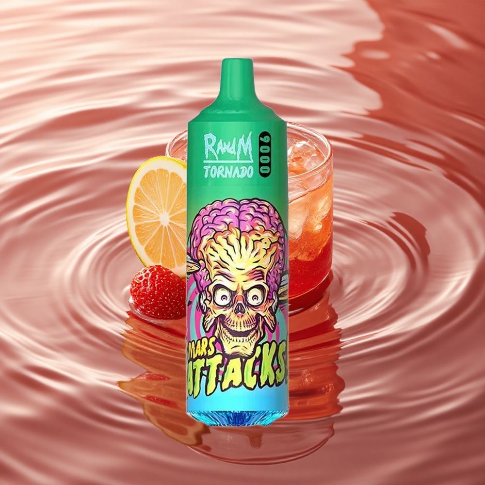 RandM Fumot Tornado 9000 Puffs Strawberry Lemonade Mesh RGB
