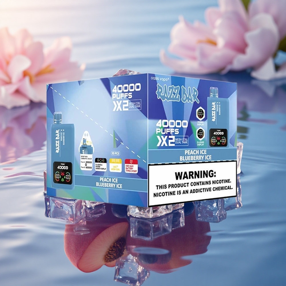 Razz Bar 40000 Puffs Blueberry Ice - Mesh Coil Type-C