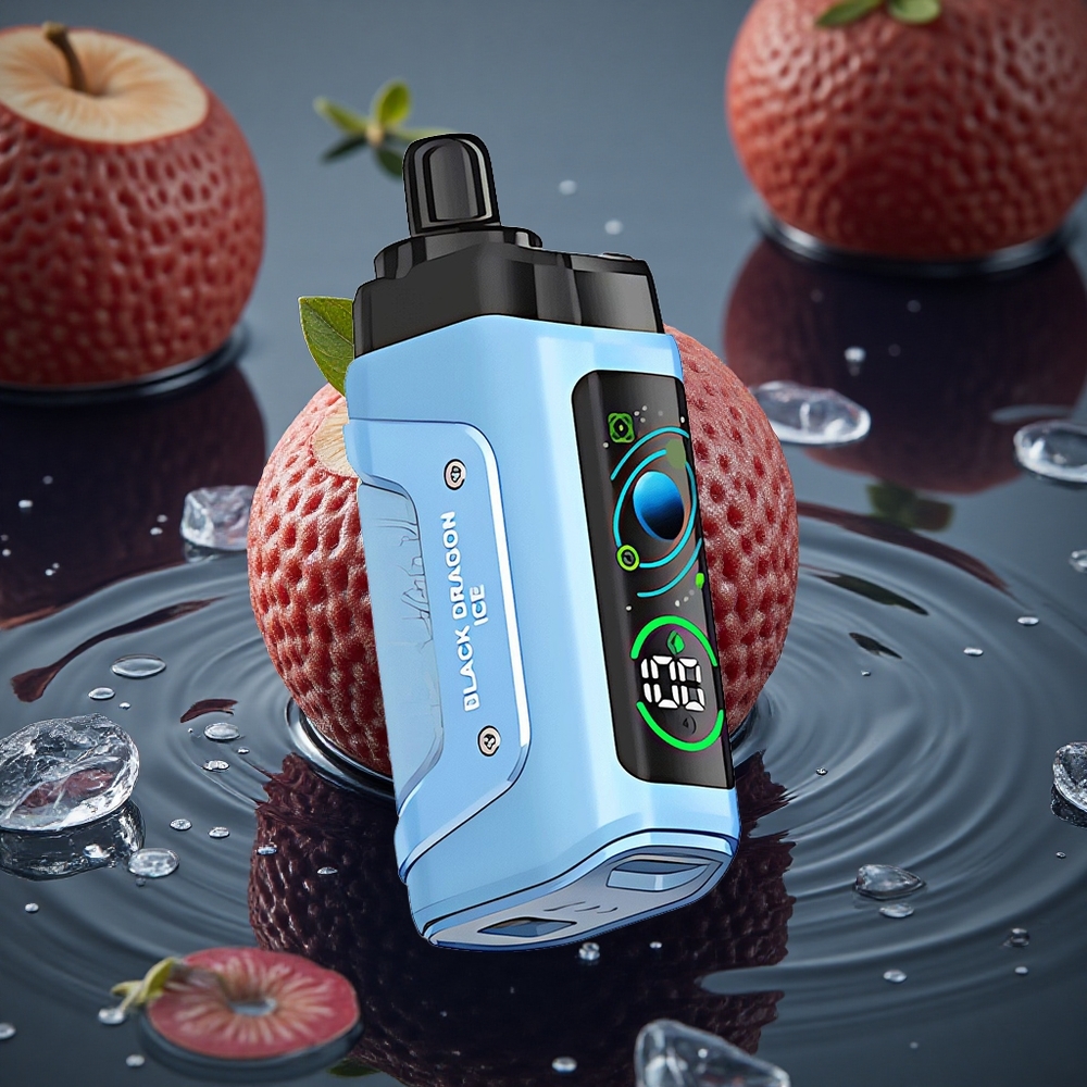 Razz Bar 45000 Puffs Black Dragon Ice Mesh 1.0 Ohm