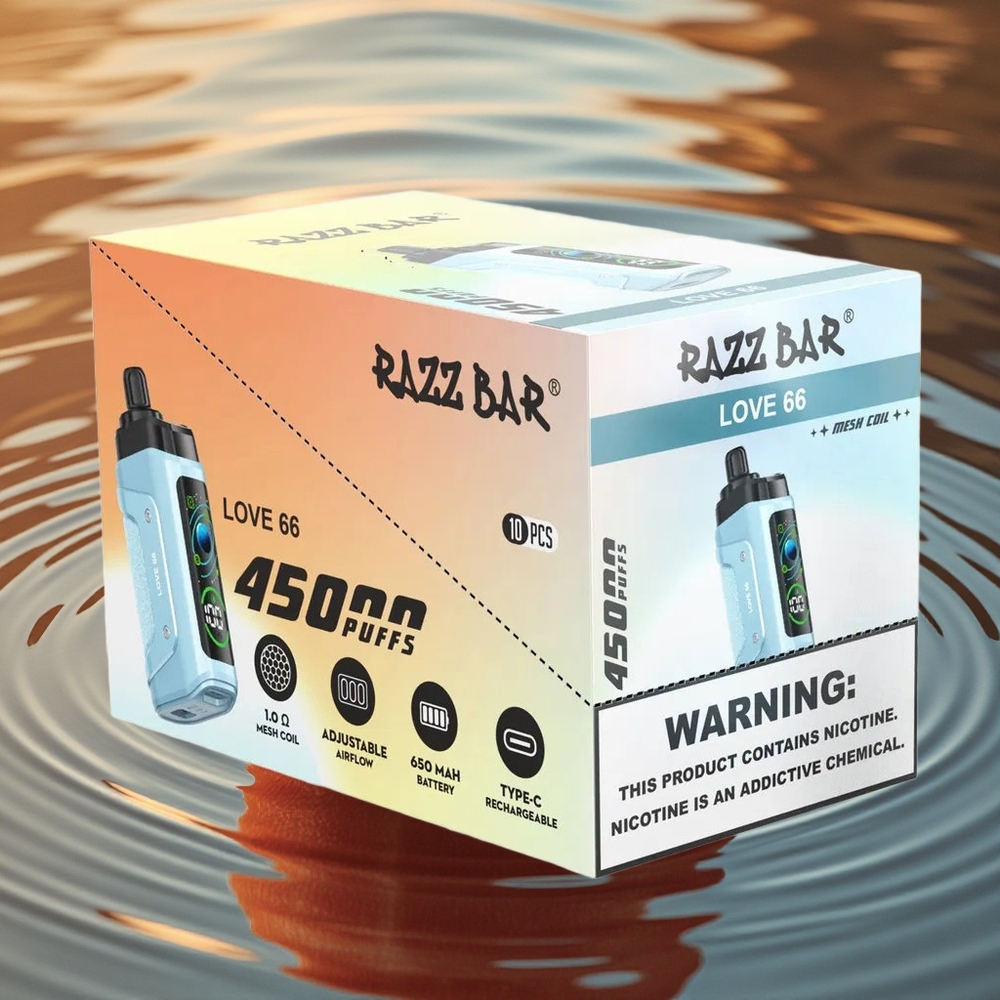 Razz Bar 45000 Puffs Love 66 Mesh 20mg Airflow