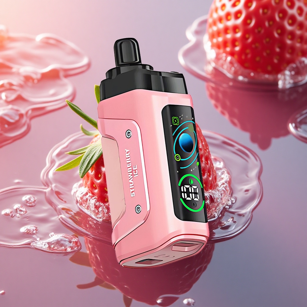 Razz Bar 45000 Puffs Strawberry Ice Mesh Rechargeable