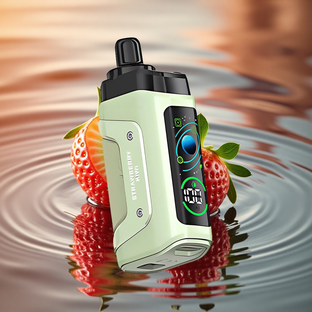 Razz Bar 45000 Puffs Strawberry Kiwi Mesh Rechargeable 20mg