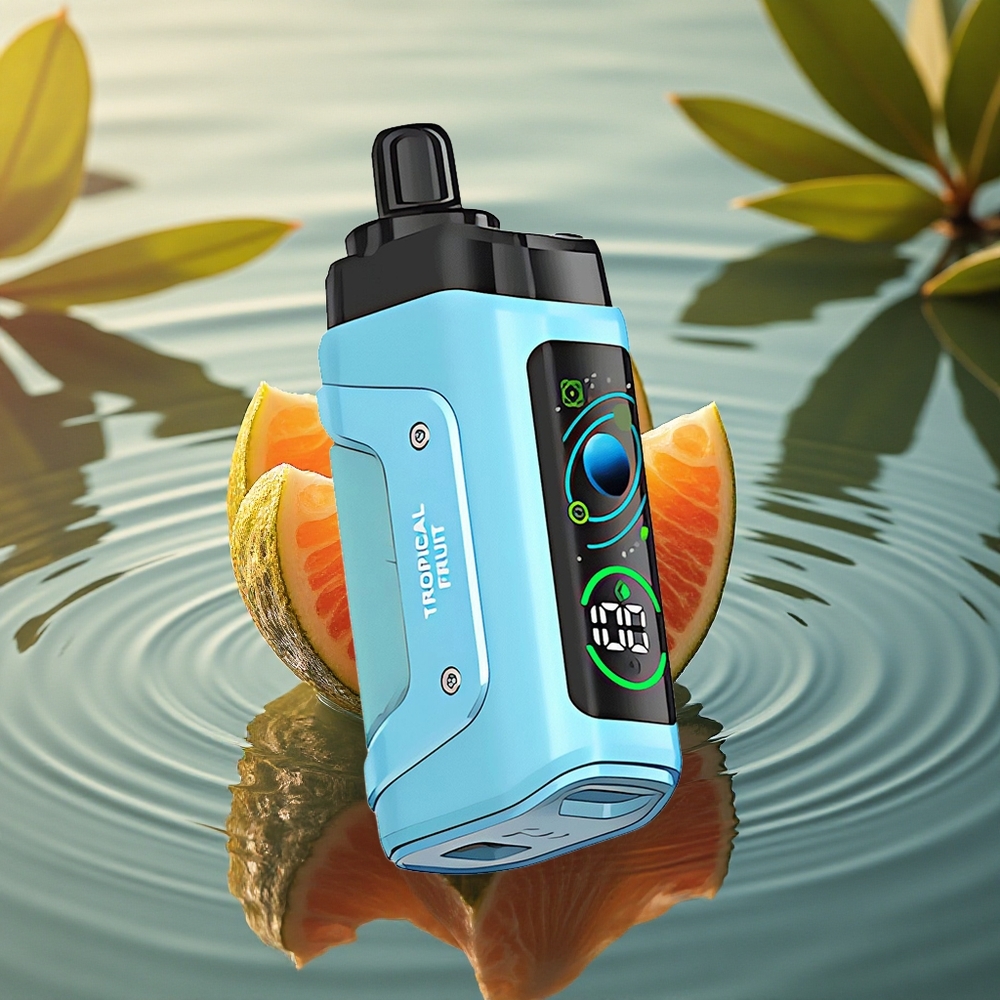 Razz Bar 45000 Puffs Tropical Fruit Mesh Coil 650mAh