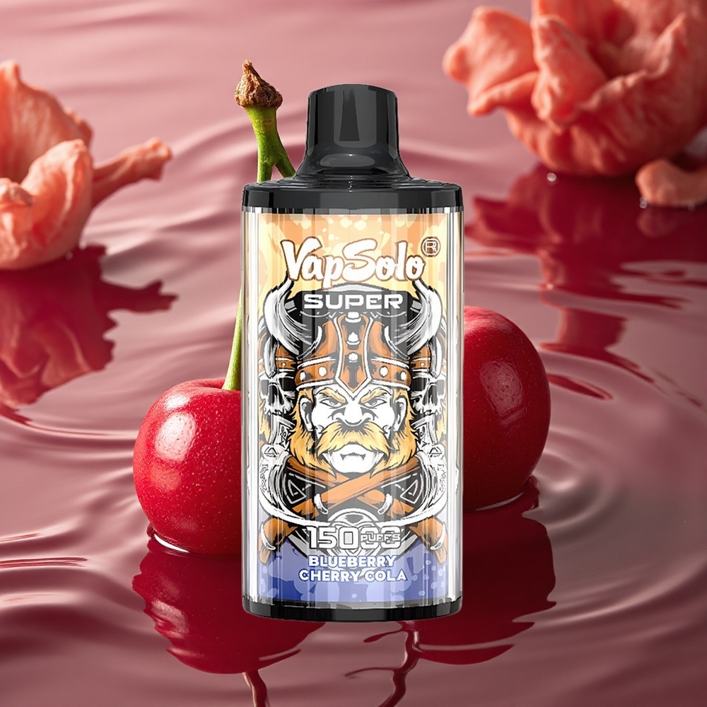 Vapsolo Super 15000 Puffs Cherry Cola 40ml Mesh 850mAh