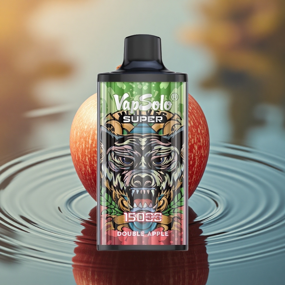 Vapsolo Super 15000 Puffs Double Apple 40ml Mesh