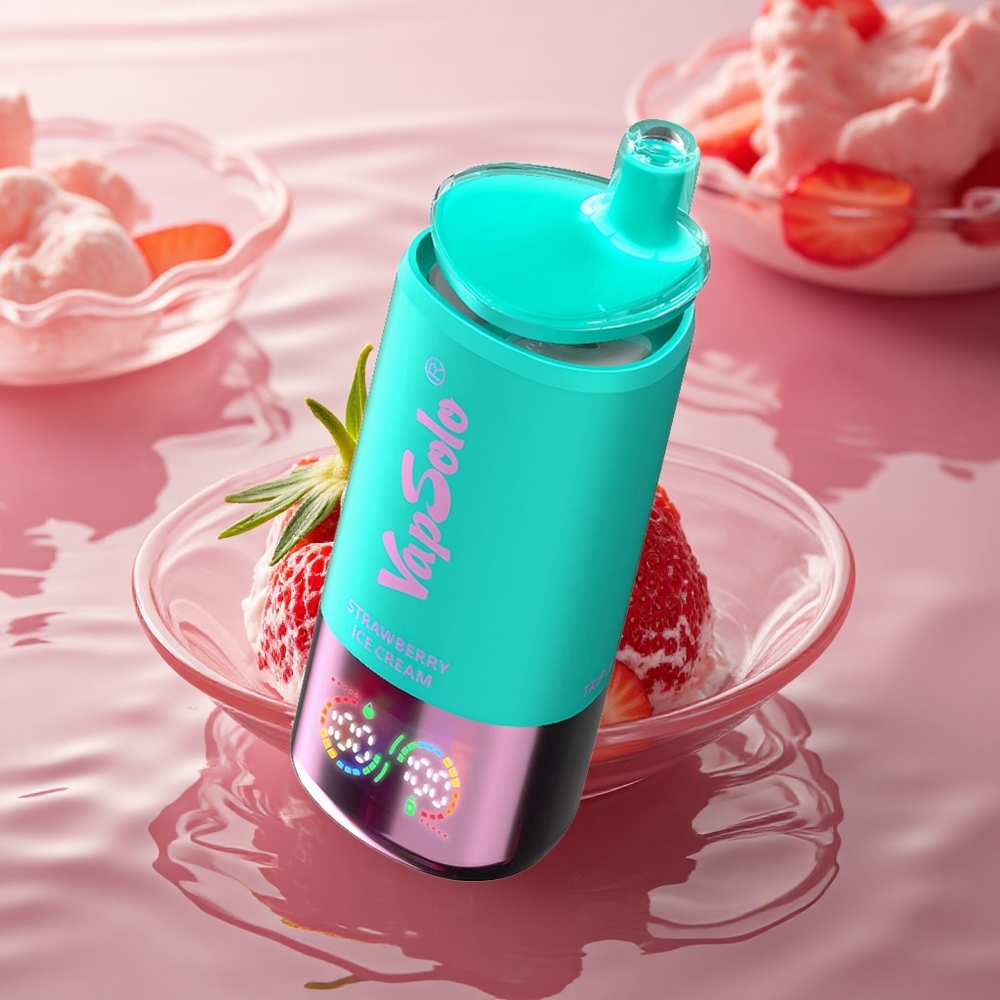 Vapsolo Triple 30000 Puffs Strawberry Ice Cream 40ml Type-C Triple