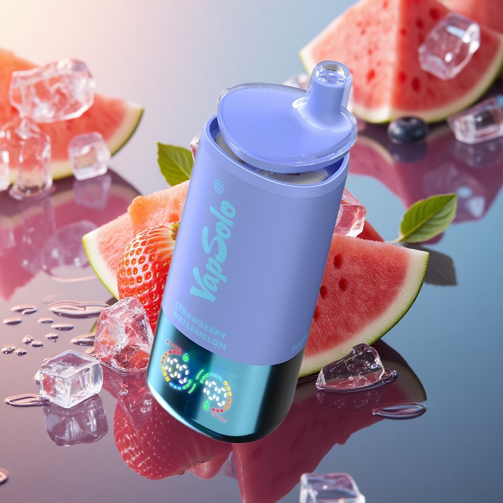 Vapsolo Triple 30000 Puffs Strawberry Watermelon & Blueberry Ice Triple Tank 40ml