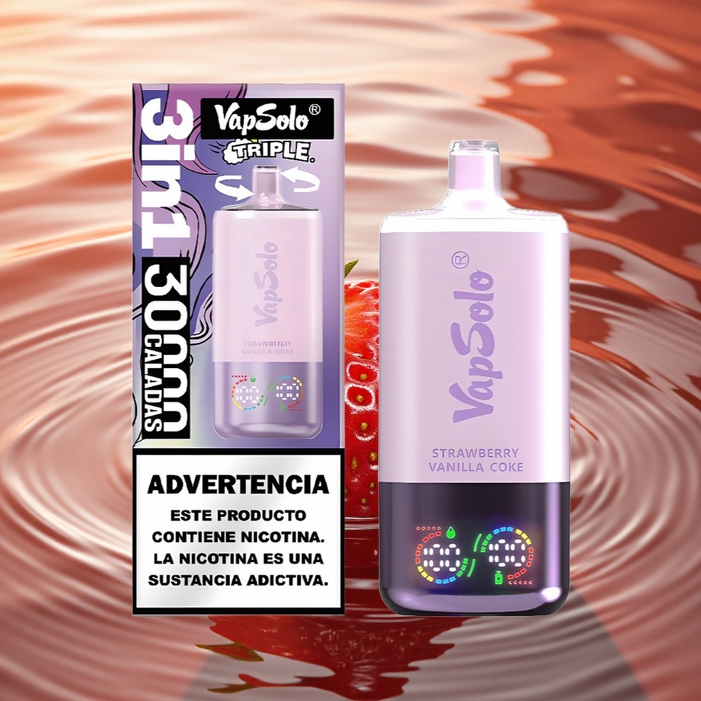 Vapsolo Triple 30000 Puffs Vanilla Coke 40ml Type-C Triple