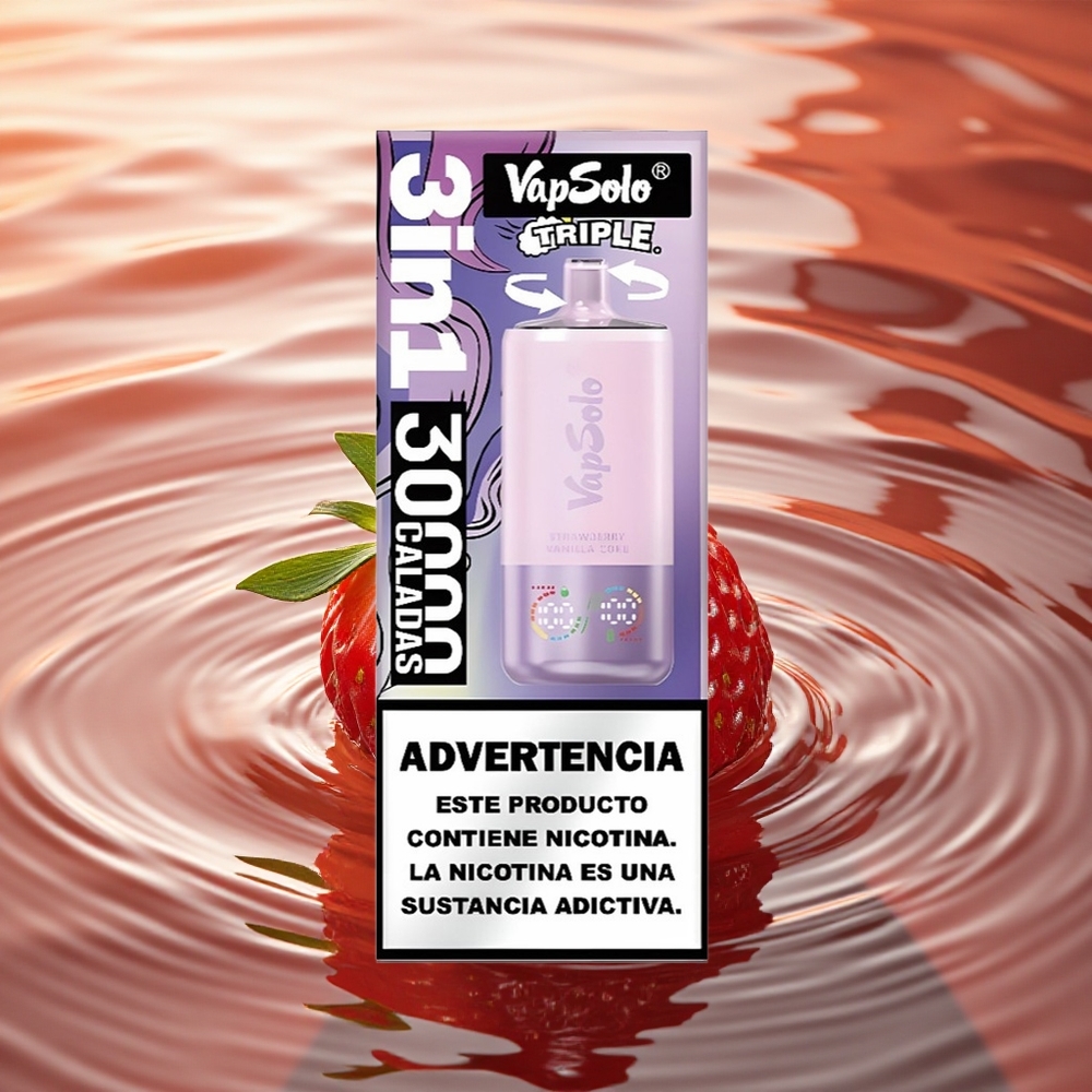 Vapsolo Triple 30000 Puffs Vanilla Coke 40ml Type-C Triple