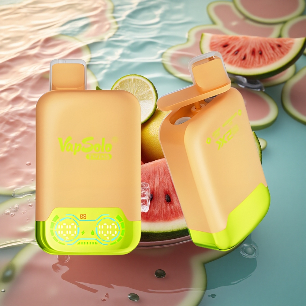 Vapsolo Twins 20000 Puffs Lemon Lime & Watermelon Ice 40ml Dual Tank Type-C