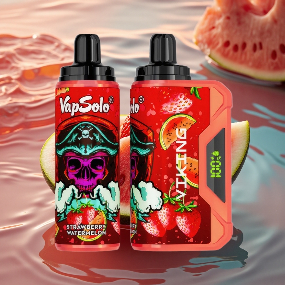 VapSolo VIKING 12000 Puffs Strawberry Watermelon Type-C 22ml
