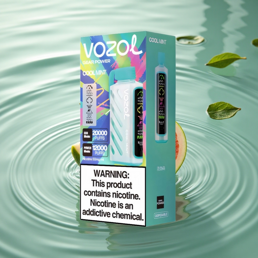 VOZOL Gear Power 20000 Puffs Cool Mint Dual Mesh Tech