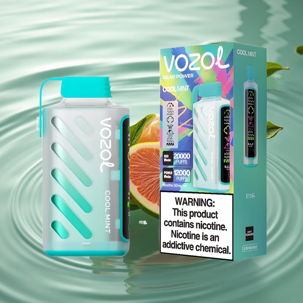 VOZOL Gear Power 20000 Puffs Cool Mint Dual Mesh Tech