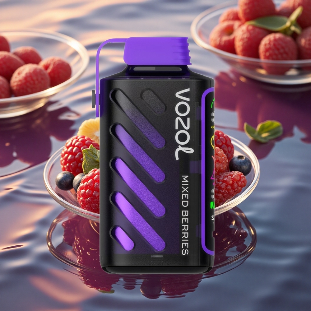 VOZOL Gear Power 20000 Puffs Mixed Berries Dual Mesh Full Screen