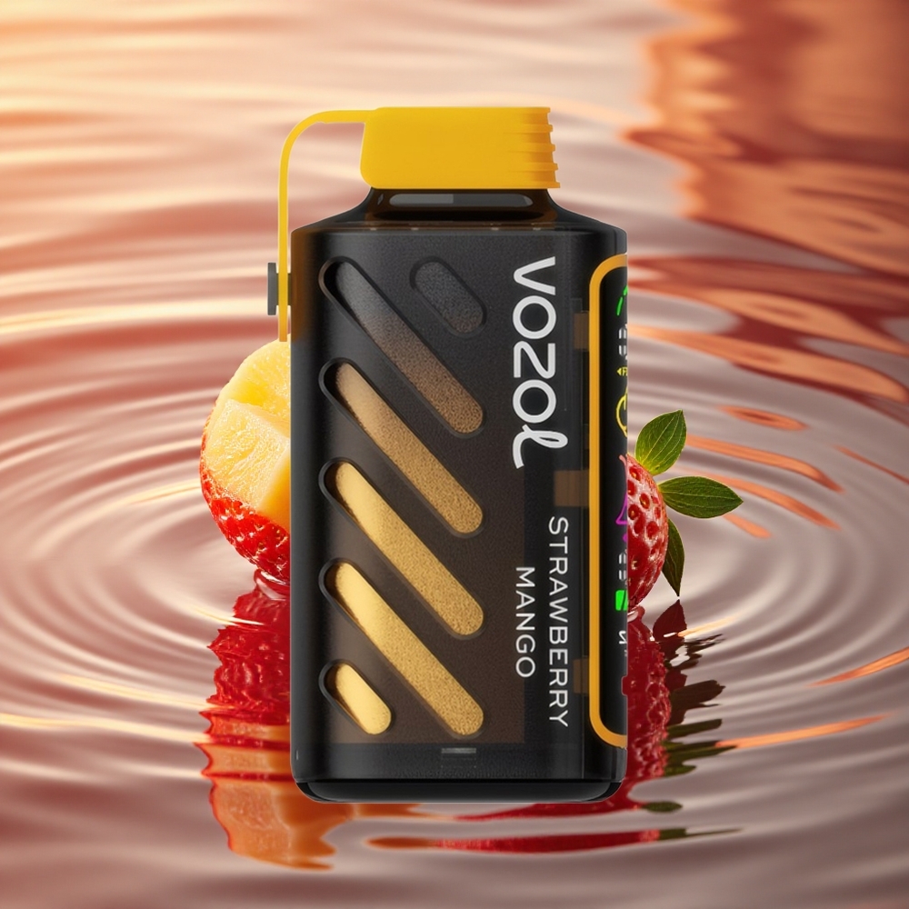 VOZOL Gear Power 20000 Puffs Strawberry Mango Dual Mesh 20mL 5%