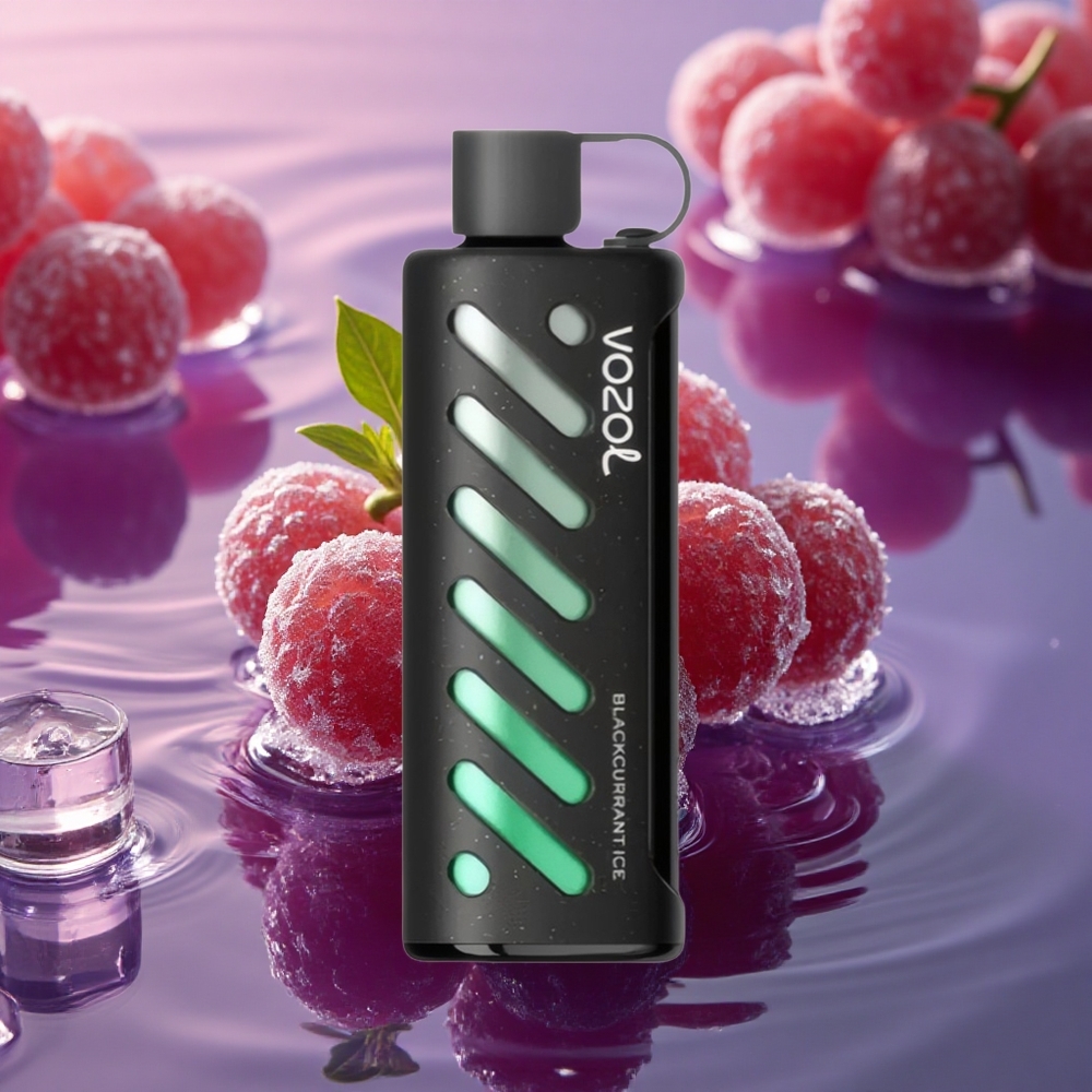 VOZOL Gear Shisha 25000 Puffs Blackcurrant Ice Dual Mesh 1000mAh