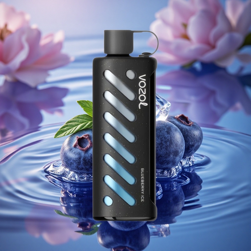 VOZOL Gear Shisha 25000 Puffs Blueberry Ice Dual Mesh 5mg