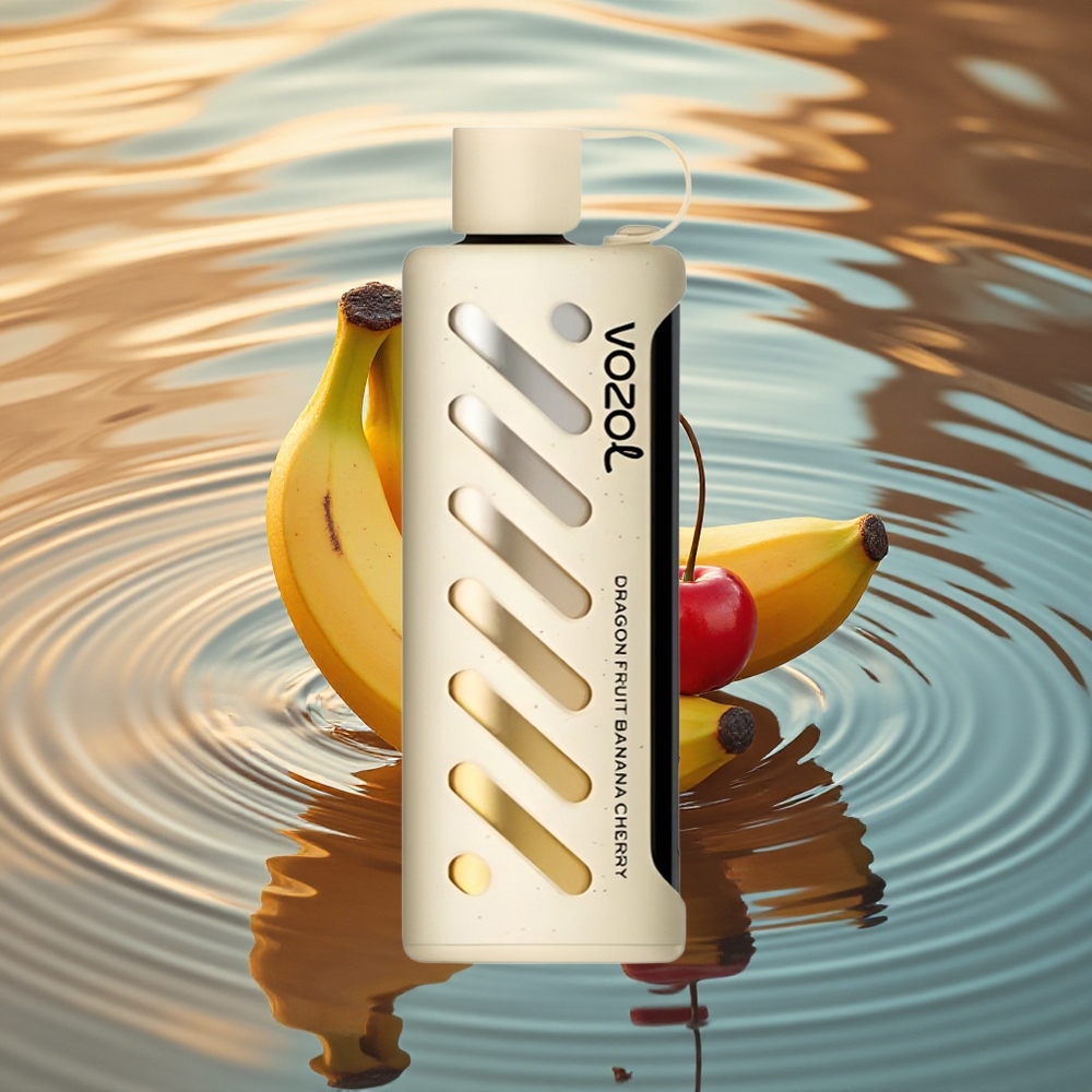 VOZOL Gear Shisha 25000 Puffs Dragon Fruit Banana Cherry Dual Mesh 1000mAh