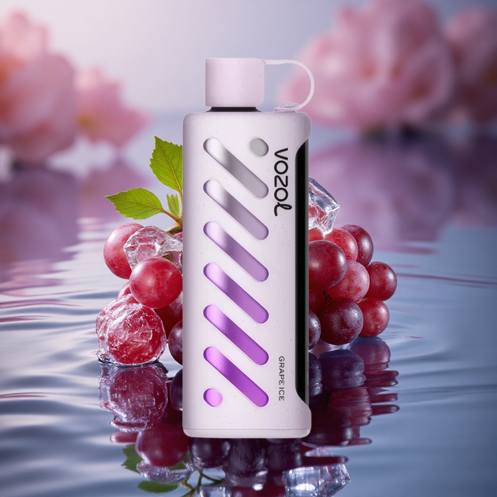 VOZOL Gear Shisha 25000 Puffs Grape Ice Dual Mesh 5mg
