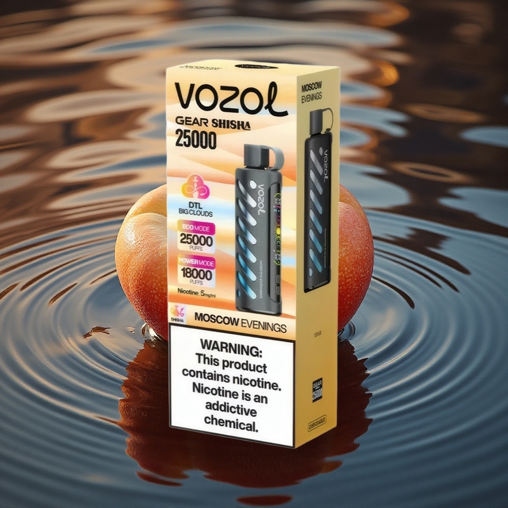 VOZOL Gear Shisha 25000 Puffs Moscow Evenings Dual Mesh 1000mAh 5mg