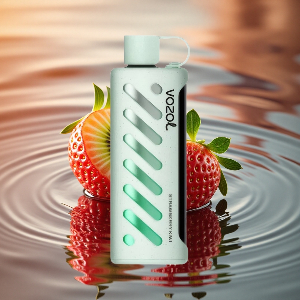 VOZOL Gear Shisha 25000 Puffs Strawberry Kiwi Dual Mesh 5mg