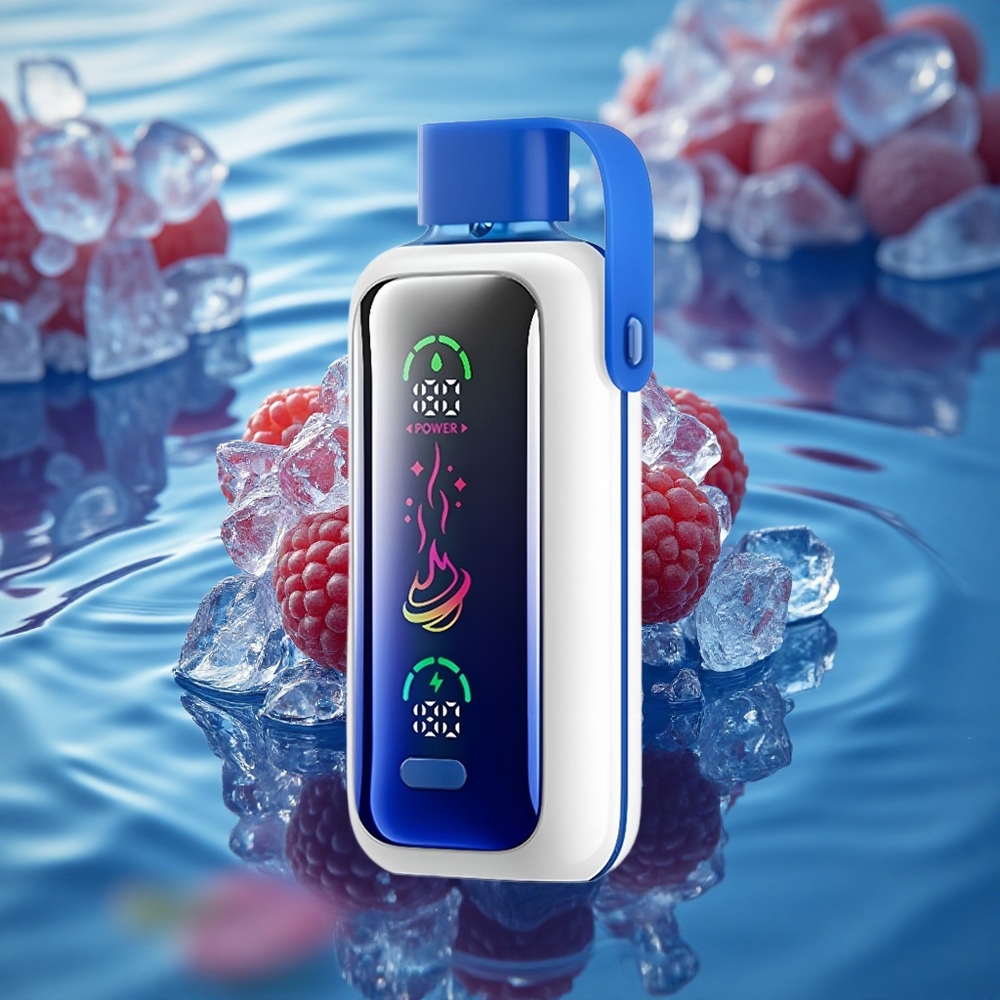 VOZOL Star 20000 Puffs Blue Razz Ice HD Mirror Dual Mesh